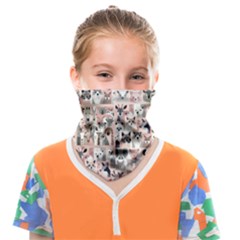Happy Animals Face Covering Bandana (kids) by DinkovaArt