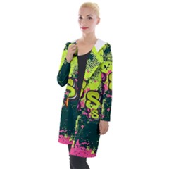 Neon Jesus 8375771 Hooded Pocket Cardigan by Jabberwonkers