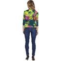 Neon Jesus 8375771 Women s Draped Front 3/4 Sleeve Shawl Collar Jacket View4