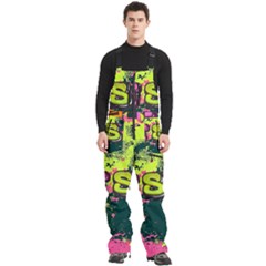Neon Jesus 8375771 Men s Front Zip Ski And Snowboard Bib Pants by Jabberwonkers