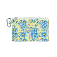Flowers Bloom Blossom Petals Plant Canvas Cosmetic Bag (small) by Posterlux