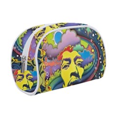 Psychedelic Rock Jimi Hendri Make Up Case (small) by Tsamara