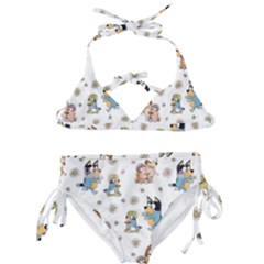 Bluey, Bluey Merch, Bluey Pattern, Bluey Bluey, Bingo, Bluey Design, Bluey Dog Kids  Classic Bikini Set by avitendut