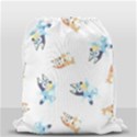 Bluey, Bluey merch, Bluey pattern, Bluey Bluey, bingo, Bluey design, bluey dog Drawstring Bag (Small) View2