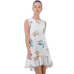 Bluey, Bluey Merch, Bluey Pattern, Bluey Bluey, Bingo, Bluey Design, Bluey Dog Frill Swing Dress by avitendut
