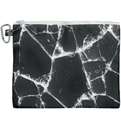 Dark Patch Art Crack Construction Canvas Cosmetic Bag (xxxl) by Tsamara