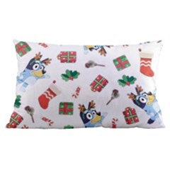 Bluey, Bluey Merch, Bluey Pattern, Bluey Bluey, Bingo, Bluey Design, Bluey Dog 24 x16  Lumbar Throw Cushion Case (two Sides) by avitendut