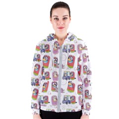 Bluey, Bluey Merch, Bluey Pattern, Bluey Bluey, Bingo, Bluey Design, Bluey Dog Women s Zipper Hoodie by avitendut
