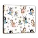 Bluey, Bluey merch, Bluey pattern, Bluey Bluey, bingo, Bluey design, bluey dog Deluxe Canvas 24  x 20  (Stretched) View1
