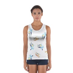 Bluey, Bluey Merch, Bluey Pattern, Bluey Bluey, Bingo, Bluey Design, Bluey Dog Sport Tank Top  by avitendut