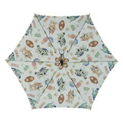 Bluey, Bluey Merch, Bluey Pattern, Bluey Bluey, Bingo, Bluey Design, Bluey Dog Automatic Folding Umbrella With Case (small) by avitendut