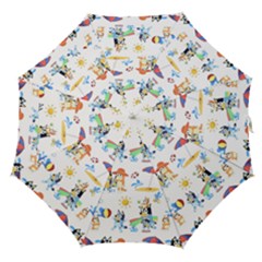 Bluey, Bluey Merch, Bluey Pattern, Bluey Bluey, Bingo, Bluey Design, Bluey Dog Straight Umbrellas by avitendut