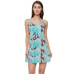 Bluey, Bluey Merch, Bluey Pattern, Bluey Bluey, Bingo, Bluey Design, Bluey Dog Short Frill Dress by avitendut