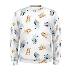Bluey, Bluey Merch, Bluey Pattern, Bluey Bluey, Bingo, Bluey Design, Bluey Dog Men s Sweatshirt by avitendut
