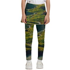 Mountains Trees Forest Kids  Skirted Pants by Anend