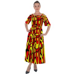 Rby 127 Shoulder Straps Boho Maxi Dress  by ArtworkByPatrick
