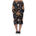 Seamless Pattern Repeat Repetition Midi Pencil Skirt View2