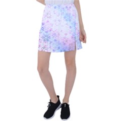 Digital Art Artwork Abstract Pink Purple Tennis Skirt by Dutashop