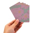 Mid Century Retro Floral 1970s 1960s Pattern 80 Playing Cards Single Design (Rectangle) with Custom Box View3