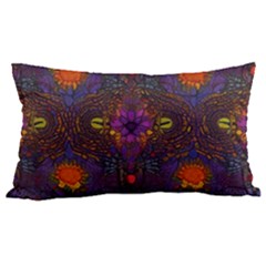 Mid Century Retro Floral 1970s 1960s Pattern 67 20 x12  Lumbar Throw Cushion Case (two Sides) by violetheavensky