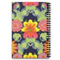 Mid Century Retro Floral 1970s 1960s Pattern 54 Notebooks View2