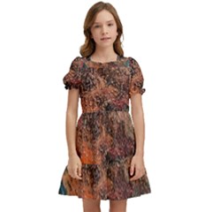 Abstraction 22 Kids  Puff Sleeved Dress by bestdesignintheworld