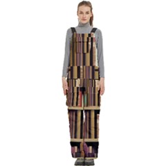 Books Bookshelves Office Fantasy Background Artwork Book Cover Apothecary Book Nook Literature Libra Women s Side Zip Front Pouch Ski And Snowboard Bib Pants	 by Posterlux