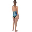 Nature Outdoors Night Trees Scene Forest Woods Light Moonlight Wilderness Stars Plunge Cut Halter Swimsuit View2