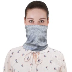 Light Grey Snake Face Covering Bandana (adult) by DinkovaArt