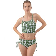 Easter Bunny Pattern Mini Tank Bikini Set by Valentinaart