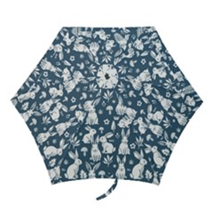 Easter Bunny Pattern Mini Folding Umbrellas by Valentinaart