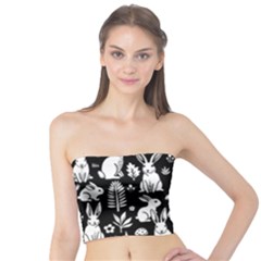 Easter Bunny Pattern Tube Top by Valentinaart