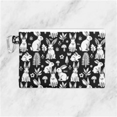 Easter Bunny Pattern Canvas Cosmetic Bag (large) by Valentinaart