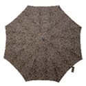 Brown Beige Snake Pattern Hook Handle Umbrellas (Large) View1