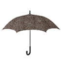 Brown Beige Snake Pattern Hook Handle Umbrellas (Large) View3