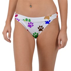 Pawprints Paw Prints Paw Animal Band Bikini Bottoms by Anend