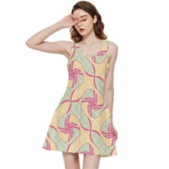 Abstract Pattern Design Scrapbooking Inside Out Racerback Dress by Paksenen