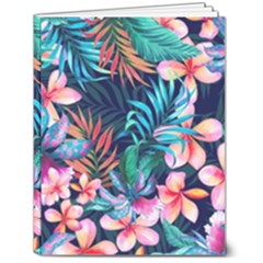 Hawaiian Flowers Hawaii 7  X 9  Hardcover Notebook by Cemarart