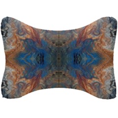 Pour Repeats Seat Head Rest Cushion by kaleidomarblingart