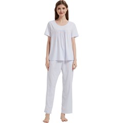 Women s Short Sleeve Long Pants Cozy Lounge Set Icon