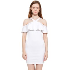 Shoulder Frill Bodycon Summer Dress Icon