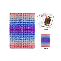Rainbow Of Colors, Bling And Glitter Playing Cards (mini) by artattack4all