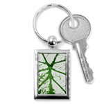Leaf Patterns Key Chain (Rectangle) Front