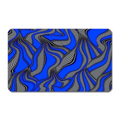 Foolish Movements Blue Magnet (rectangular) by ImpressiveMoments