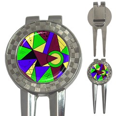 Modern Golf Pitchfork & Ball Marker by Siebenhuehner