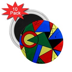 Modern Art 2 25  Button Magnet (10 Pack) by Siebenhuehner