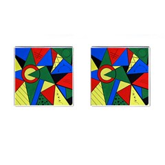 Modern Art Cufflinks (square) by Siebenhuehner