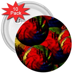 Balls 3  Button (10 Pack) by Siebenhuehner