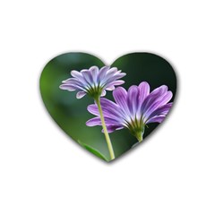 Flower Drink Coasters 4 Pack (heart)  by Siebenhuehner