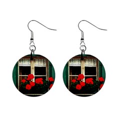 Window Mini Button Earrings by Siebenhuehner